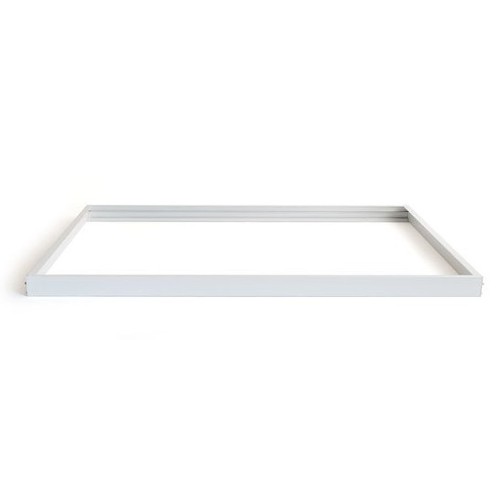 Ram till 120x60 LED panel - Snabb skruv kit, vit kant