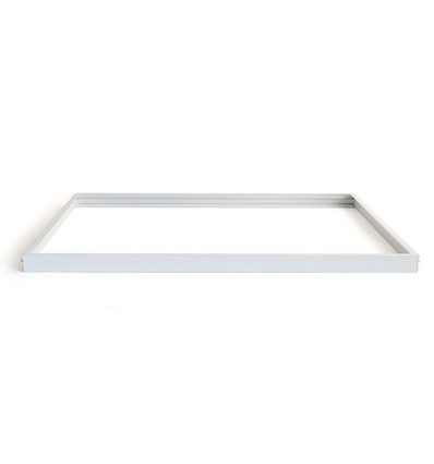 Ram till 120x60 LED panel - Snabb skruv kit, vit kant