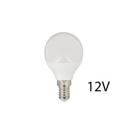 E14 LED 4W LED lampa - P45, E14, 12V DC