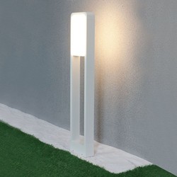 LED-belysning Outlet: V-Tac 10W LED trädgårdarmatur - Vit, 80 cm, IP65, 230V