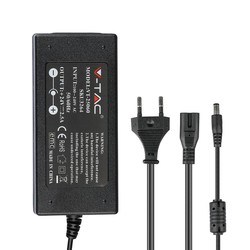 24V RGB+WW V-Tac 60W strömförsörjning till LED strips - 24V DC, 2,5A, IP44 våtrum