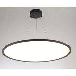 Lampor LEDlife 40W LED rund panel - 100 lm/W, Ø60, svart, inkl. wireupphäng