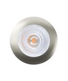 Unni68 möbelspot Ø6,8cm RA95 - 12V DC, hål: Ø5,6 cm, mått: Ø6,8 cm, borstat stål