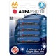 AA 4-pack AgfaPhoto batteri - Alkaline, 1,5V