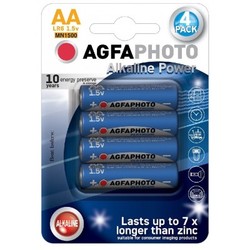 Batterier AA 4-pack AgfaPhoto batteri - Alkaline, 1,5V