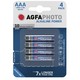 AAA 4-pack AgfaPhoto batteri - Alkaline, 1,5V