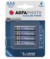 AAA 4-pack AgfaPhoto batteri - Alkaline, 1,5V