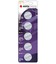 CR2450 5-pack AgfaPhoto knappcellsbatteri - Lithium, 3V
