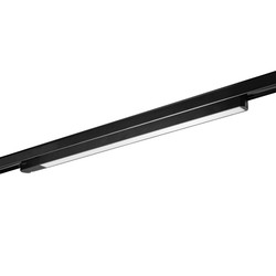 Takspotlights LED ljusskena 27W - Till 3-fas skena, RA90, 120 cm, svart