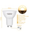 Outlet: EN: LED A5 GU10 6W 3000K