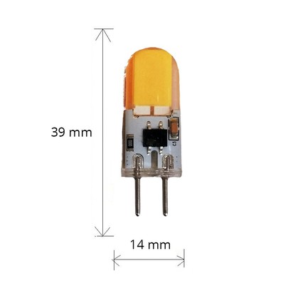 LEDlife KAPPA3 LED lampa - 1,6W, dimbar, 12V-24V, GY6.35