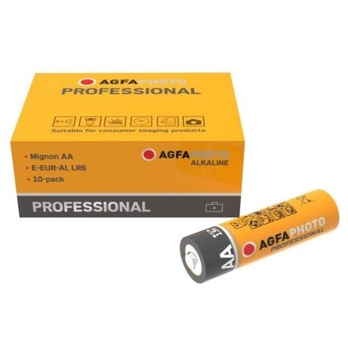 AA 10-pack AgfaPhoto Professional batteri - Alkaline, 1,5V