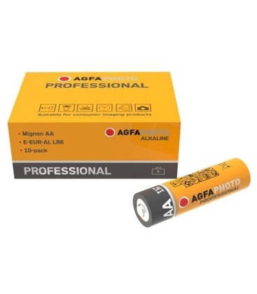 AA 10-pack AgfaPhoto Professional batteri - Alkaline, 1,5V