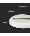 V-Tac 2W LED trappbelysning - IP65 utomhus, 230V