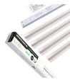 Troldtekt LED Zigbee skenset 4x120 cm - CCT, infälld, Akustilight