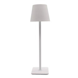 Lampor Uppladdningsbar LED bordslampa Inomhus/utomhus - Vit, touch dimbar, CCT, IP54 utomhus bordslampa