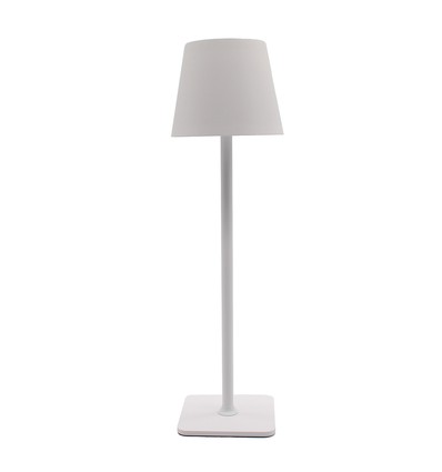 Uppladdningsbar LED bordslampa Inomhus/utomhus - Vit, touch dimbar, CCT, IP54 utomhus bordslampa