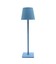 Uppladdningsbar LED bordslampa Inomhus/utomhus - Ljusblå, touch dimbar, CCT, IP54 utomhus bordslampa