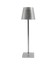 Uppladdningsbar LED bordslampa Inomhus/utomhus - Silver, touch dimbar, CCT, IP54 utomhus bordslampa
