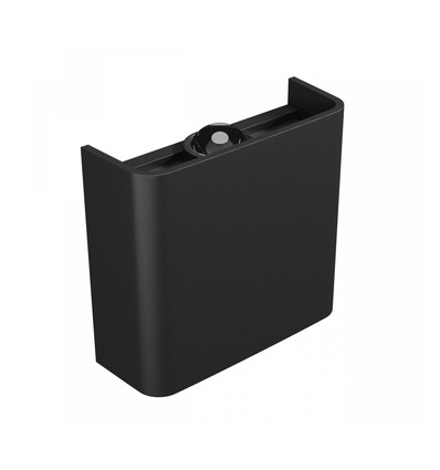 2W Luna upp/ner vägglampa - IP54 utomhus, CCT, 3 ljusfärger, svart, inkl. ljuskälla