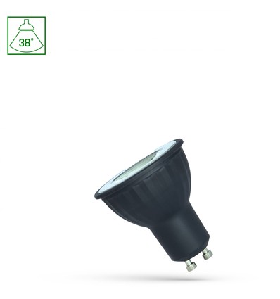 GU10 6W LED-spot - Svart