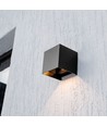 V-Tac 3W Solar vägglampa LED - Svart, sensor, IP65