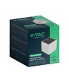 V-Tac 3W Solar vägglampa LED - Vit, sensor, IP65