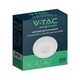 V-Tac LED rörelsesensor för montering - LED-vänlig, vit, PIR infraröd, IP20 inomhus