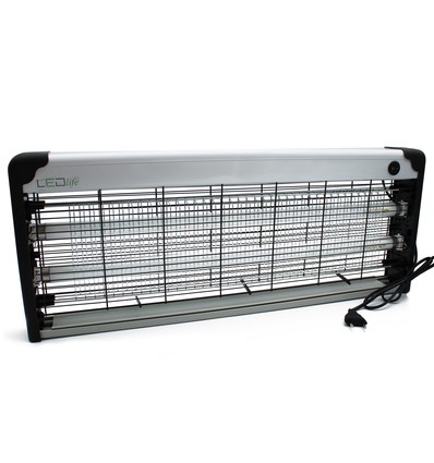LEDlife insektlampa - 2x20W, inomhus/täckta ytor, UV-ljus, täcker ca 150m2