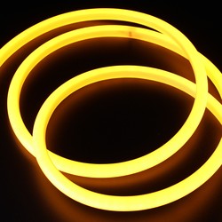 LED strip Gul D16 Neon Flex LED - 8W per. meter, IP67, 230V