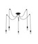 Spindel taklampa - E27, sladdlängd 1,5m med tygsladd
