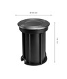 Lukka Connect GU10 250V IP67 Ø108x140 grå rund, infälld spot, vidarekopplingsbar, utan ljuskälla