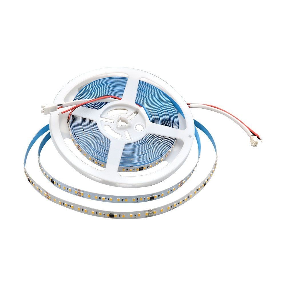 V-Tac 10W/m LED strip IC running light - 10m, vandrande ljus, inkl kontroller, 120 LED per meter, 24V - Kulör : Varm