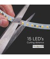 V-Tac 10W/m LED strip IC vandrande ljus - 10m, vandrande ljus, inkl kontroller, 120 LED per meter, 24V