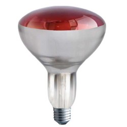 Gammaldags glödlampor Röd E27 250W infraröd glödlampa - Röd värmelampa , R125