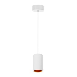 LED takpendel Hängandearmatur - Vit med kupppar, Ø7 cm, GU10