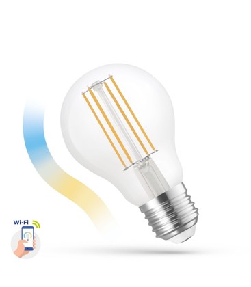 5W Smart Home LED lampa - A60, fungerar med Google Home och Alexa, E27