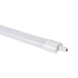 Vattentät 45W komplett LED armatur - 150 cm, IP65, 230V