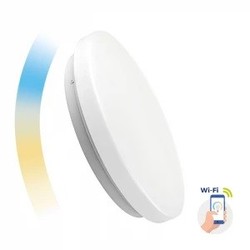 WiFi 24W Smart Home rund LED takarmatur - Tuya/Smart Life, fungerar med Google Home, Alexa och smartphones, Ø39cm, 230V