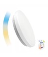 Outlet: 24W Smart Home rund LED takarmatur - Tuya/Smart Life, fungerar med Google Home, Alexa och smartphones, Ø39cm, 230V