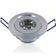 LEDlife 1W downlight med rött ljus - Hål: Ø4,4 cm, Mål: Ø5,2 cm, 2,2 cm hög, dimbar, 12V/24V