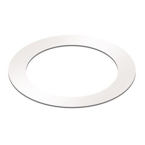 Vit förstoringsring - Hål: Ø16 cm, Mål: 21 cm, passa till V-Tac 12W LED downlight