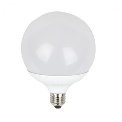 E27 LED Lagertömning: V-Tac 18W LED globlampa - Ø12 cm, E27