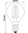 E14 2W LED-lampa - G45