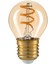 3W LED lampa - Filament LED, amberfärgad, G45, E27, 230V