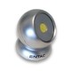 LED batteri lampa - 1W, rund, 3xAAA,, silver, magnetisk fäste