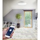 24W Smart Home rund LED takarmatur - Fungerar med Google Home, Alexa och smartphones, Ø39cm, 230V
