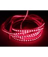 Röd 670 nm 4,8W/m 24V LED strip - 5m, IP20, 60 LED per. meter