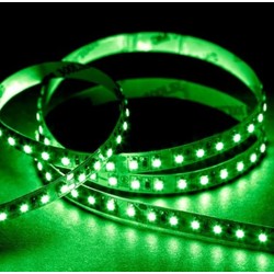 Specifik våglängd LED Grön 525 nm 4,8W/m 12V LED strip - 5m, IP20, 60 LED per. meter