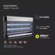 V-Tac elektronisk insektslampa - 2x15W, inomhus, UV-ljus, täcker 100m2